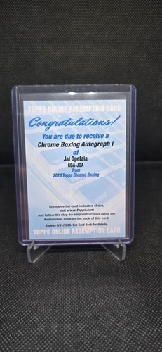 Topps chrome boxing jai - boxing,