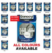 Granocryl Smooth Exterior Masonry Paint - All Sizes - All Colours