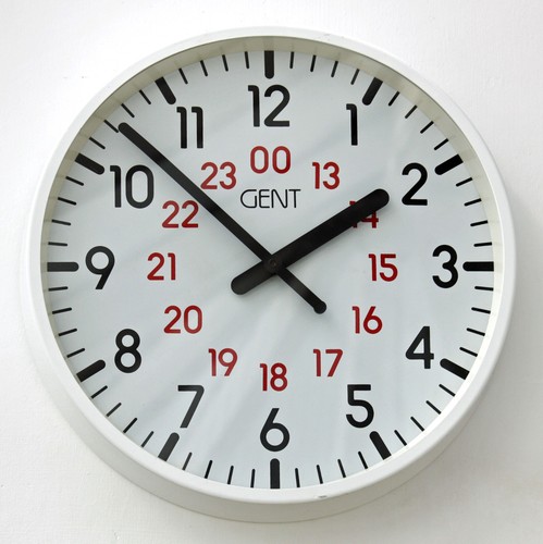 Vintage 32cm gent wall clock - gent,