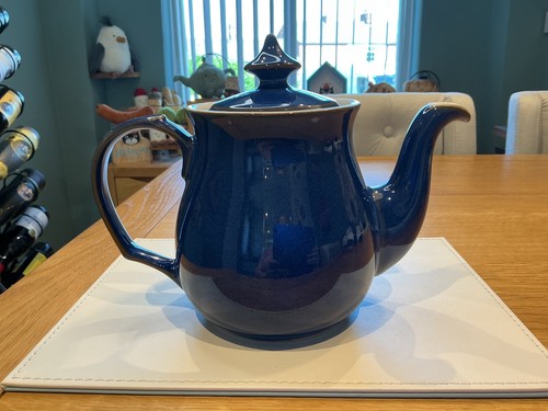 Denby imperial blue teapot - imperial,