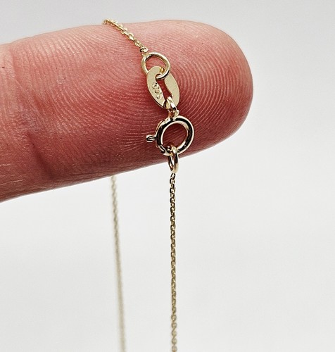Gold chain necklace fine 9ct - chain,
