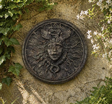 Medusa mask wall plaque cast - wall,
