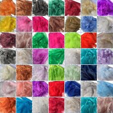 SHEER PLAIN COLOURED ORGANZA