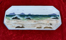 Rare Large Vintage Highland Stoneware Tray / Dish, Signed,  43 x 20 cm approx