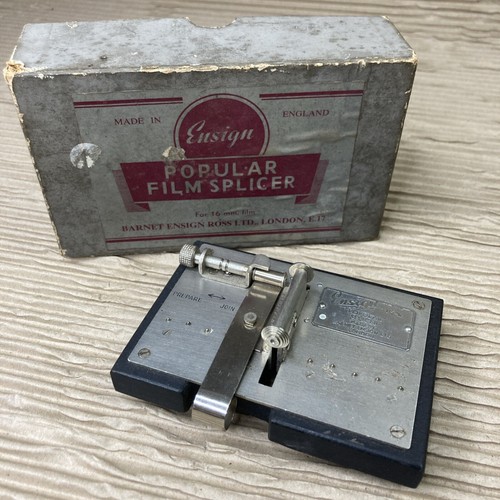 Ensign film splicer 16mm - ensign,