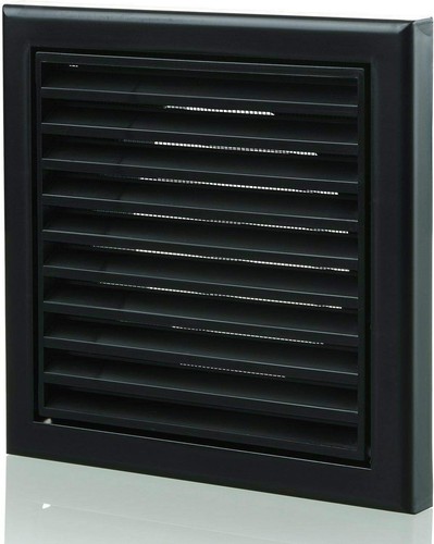 150mm black external - black, vent