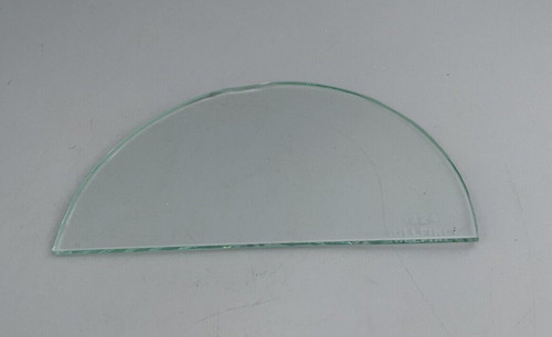 Flat clear glass - clear, circle