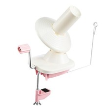 Needlecraft Yarn Ball Winder Hand Operated with Metal Handle and Tabletop Clamp