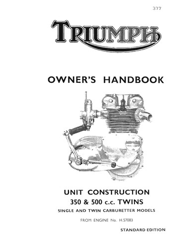 Triumph owners manual - owners,