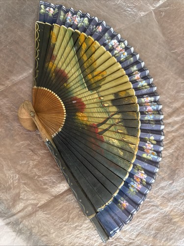 Vintage hand painted river - hand,
