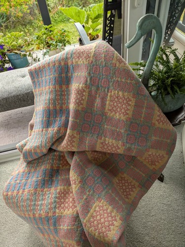 Vintage welsh wool tapestry - vintage,