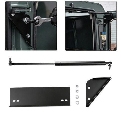 Rear door gas - door, strut