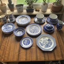 Mismatched Blue & White