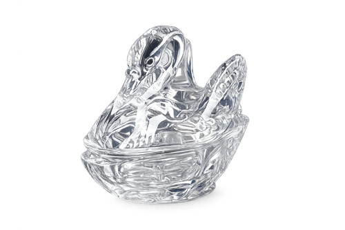 Glass crystal swan jewellery - crystal,