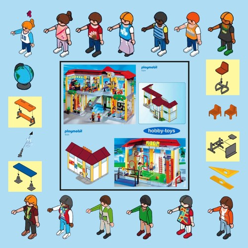 Playmobil school gym 4324 - playmobil,
