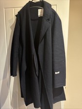 Mango Women's Blue Wool Blend