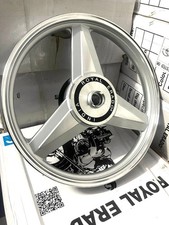 Front & Rear 3 Spokes Wheel Rim Pair Fit For Royal Enfield Classic Reborn 350