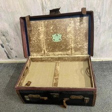 Vintage Leather Travel Trunk