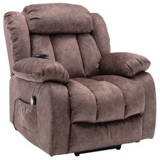 Riser Recliner Chairs for Elderly, Electric Power Lift Reclining Chair, Brown