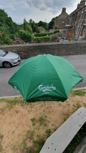 Vintage carlsberg parasol - carlsberg, /