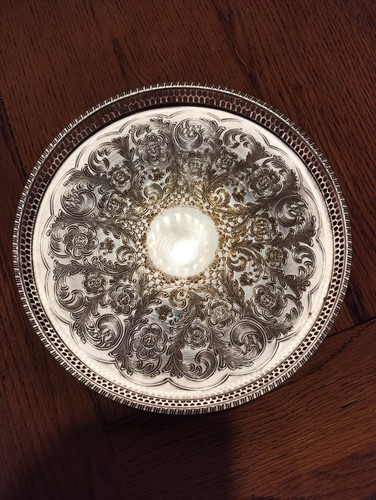 Vintage silver plated serving - vintage, silver-plated