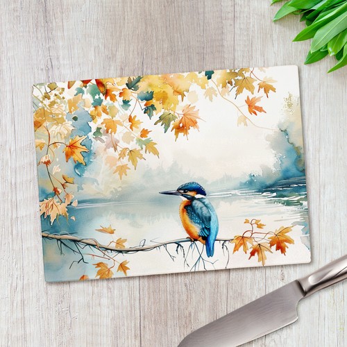 Kingfisher bird tree branch - bird,