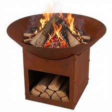 57cm Cast Iron Fire Bowl On
