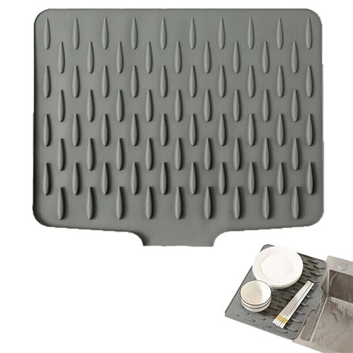 Silicone dish draining mat - silicone,