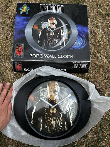 Star trek borg - trek, clock