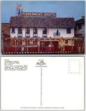 Fishermens Grotto San Francisco CA Postcard