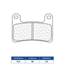 FRONT RACING BRAKE PADS for