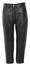 Womens Real Leather Trousers