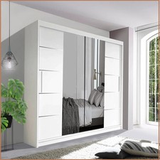 Sliding wardrobe with mirror - sliding,