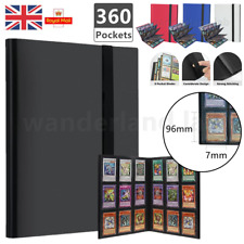 Trading Cards Album Folder 360 Pockets Card Binder Holder Game Card Sleeves Case