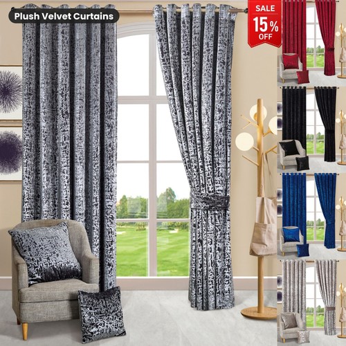 Luxury crushed velvet curtains - luxury,