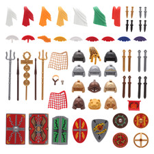 Playmobil Romans Legionaries Army Gladiators Helmet Feather Weapons Shield Tunic