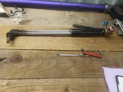 Oxy acetylene cutting torch - acetylene,