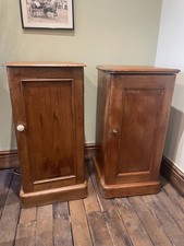 Pair Antique Victorian Pine