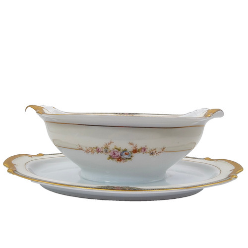 Noritake china gravy boat - noritake,