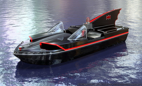 Hot wheels batman 1966 batboat - hot,