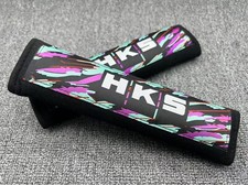 JDM HKS BLACK SEAT BELT DRIFT SHOULDER COMFORT PAD COVER