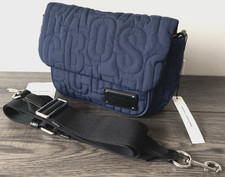 MARC JACOBS NAVY BLUE QUILTED