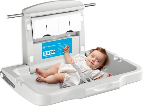 Wall mounted baby changing - baby,