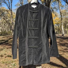 Vintage Black Velvet Asian