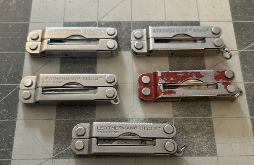 Lot leatherman micra - 5,