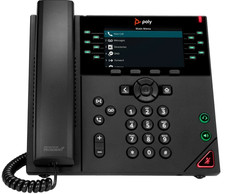 Polycom VVX 450 IP Phone 12 lines - Black - With Stand - Used Office - VOiP