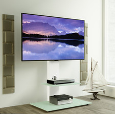 Column TV Mount Stand Aqua