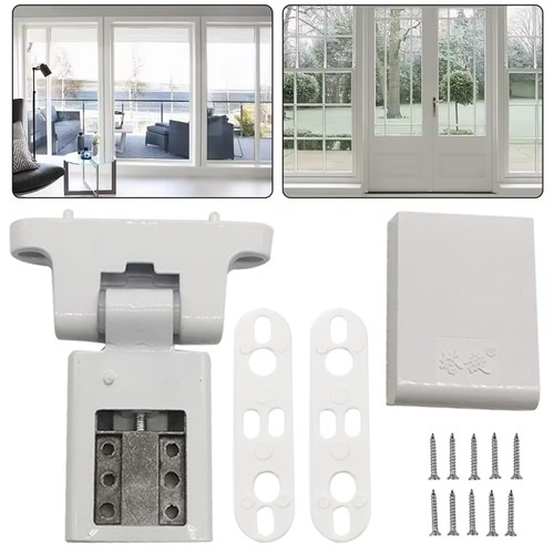 Door hinge white screw upvc - door,