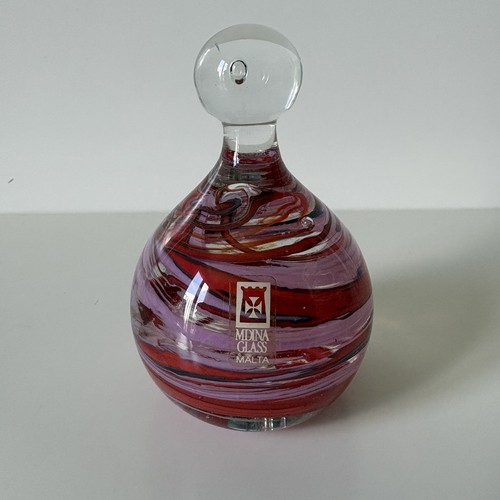 Mdina art glass - glass, paperweight