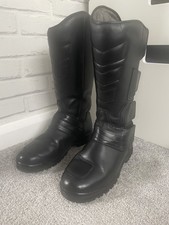 Vintage Altberg Protective Leather Motorcycle Boots Motorbike UK 9 Skywalk 